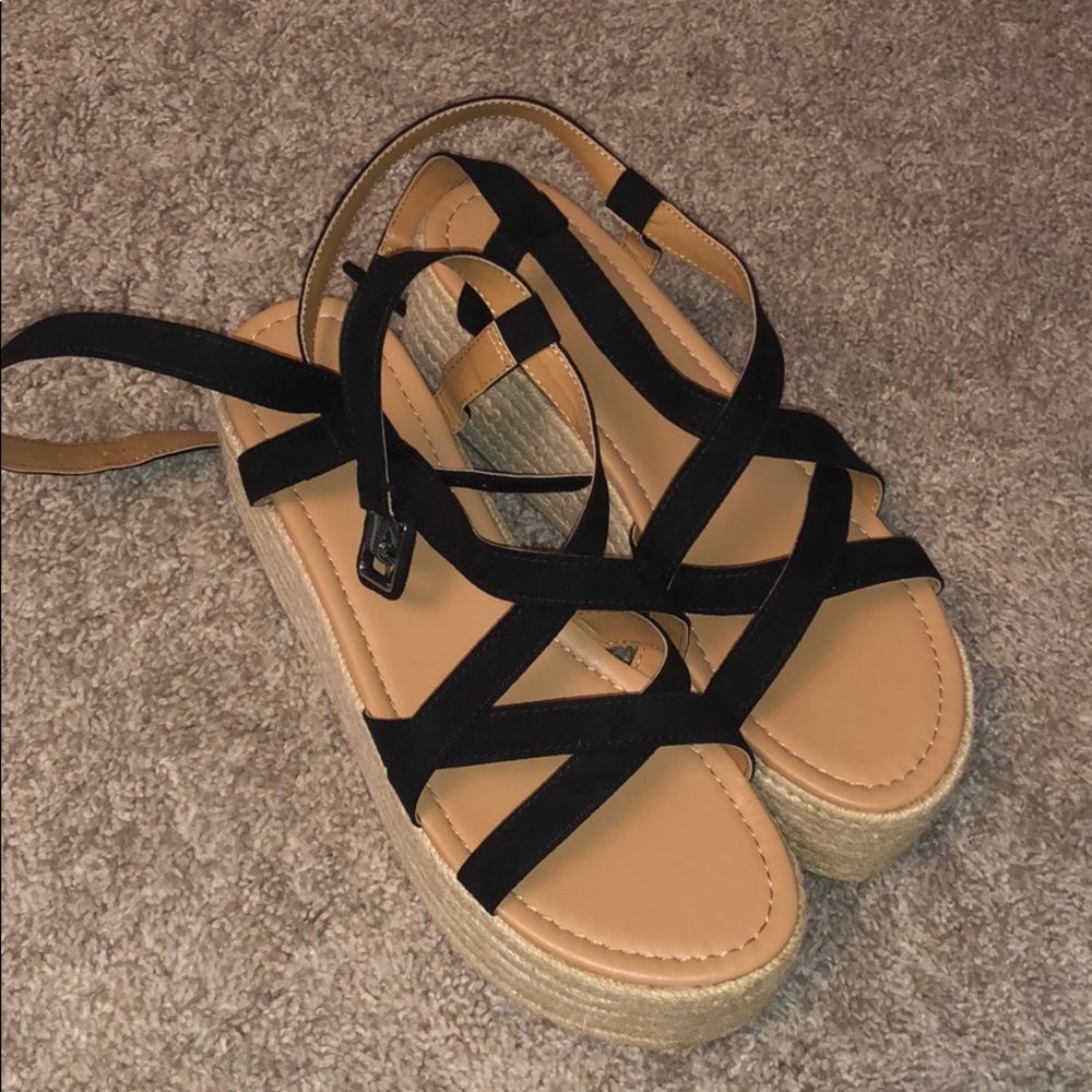 Urban Outfitters strapped platform sandals